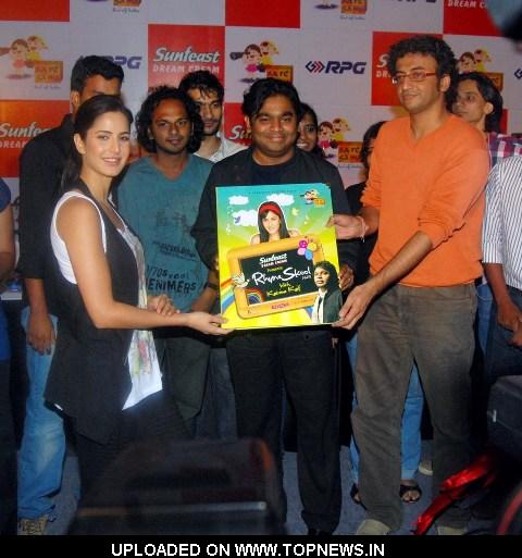 Katrina Kaif, A R Rahman and Apurv Nagpal at the Launch of Magical Musical Nursery Kids Album-"Rhyme Skool"